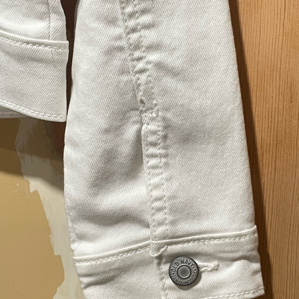 Old Navy Kids White Jean Jacket